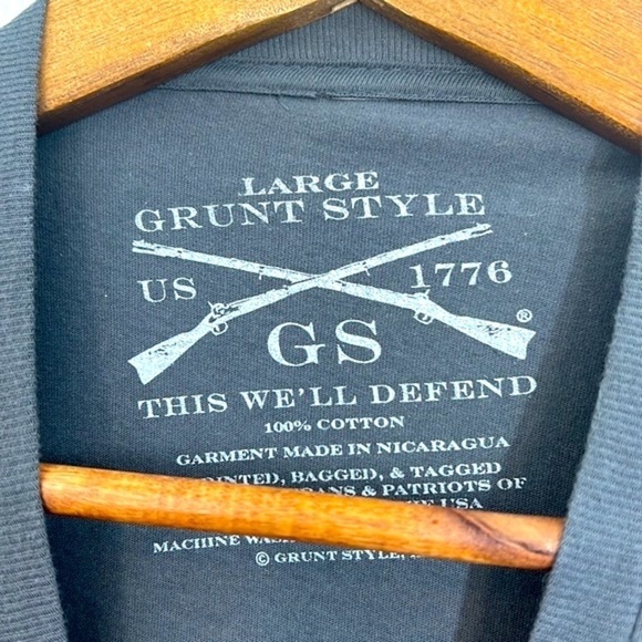 Grunt Style - Where I’m Going I Don’t Need Roads Or Doors Gray T Shirt Large - Picture 10 of 11